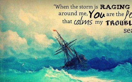 SEE HIM (Jesus) in the midst of your storm